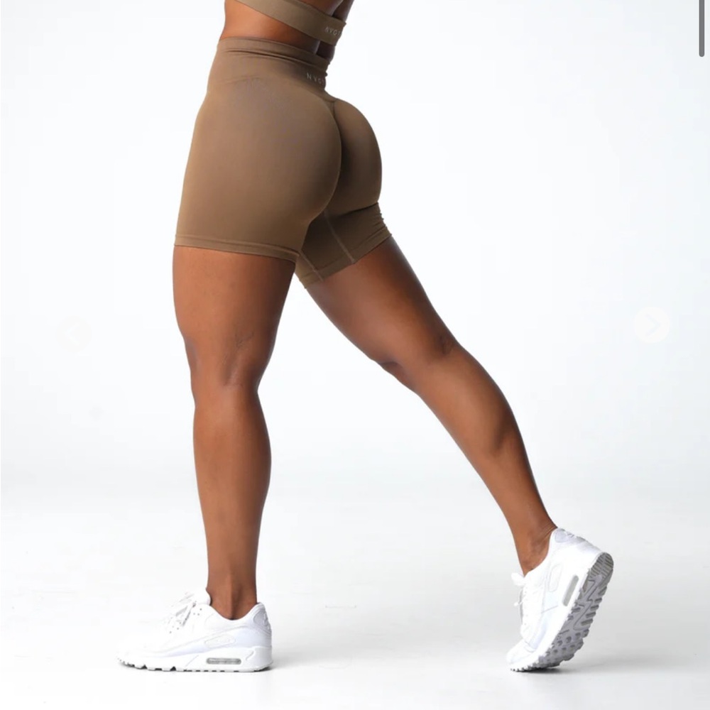 Toasted Almond Solid Seamless Shorts